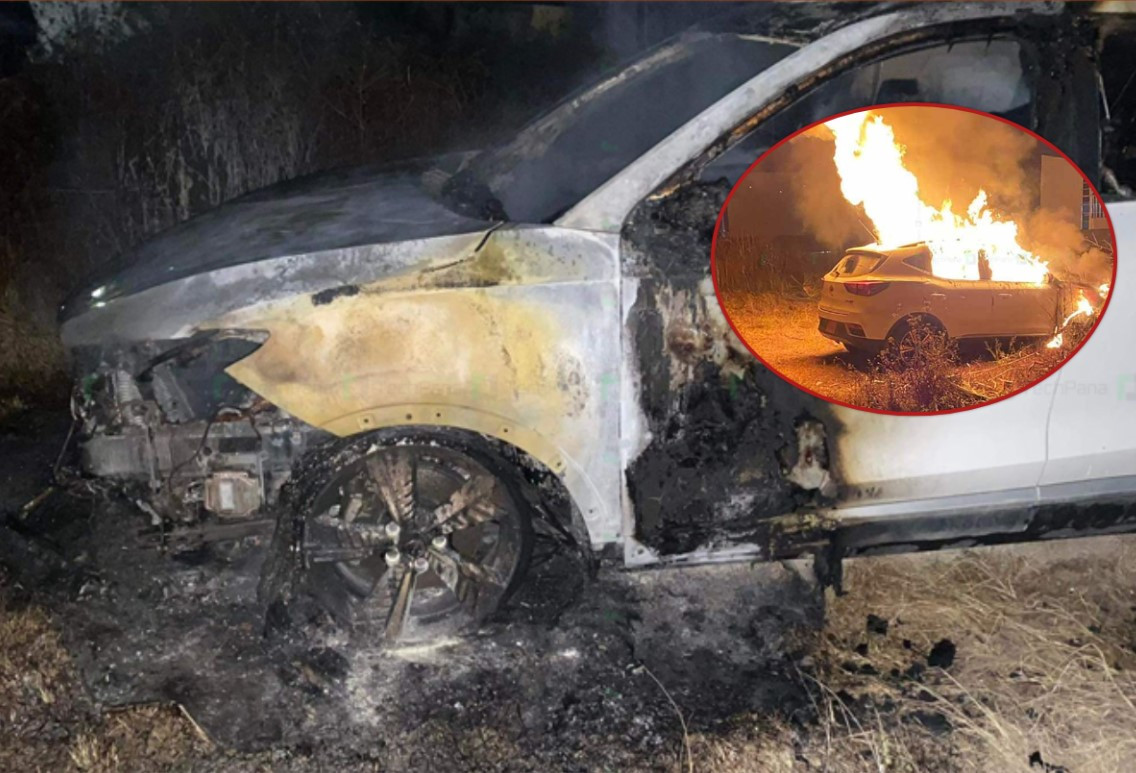 चार्जिङमा राखेको एमजीको इलेक्ट्रिक गाडीमा मध्यरातमा आगो लाग्दा पूर्ण क्षति